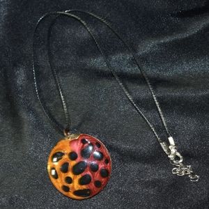 Multi Colored Pendant Necklace